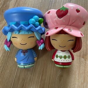 Funko Blue and Pink Collectible Figures